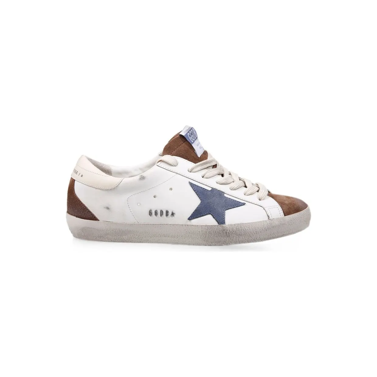Golden Goose Super-Star White/Brown/Blue