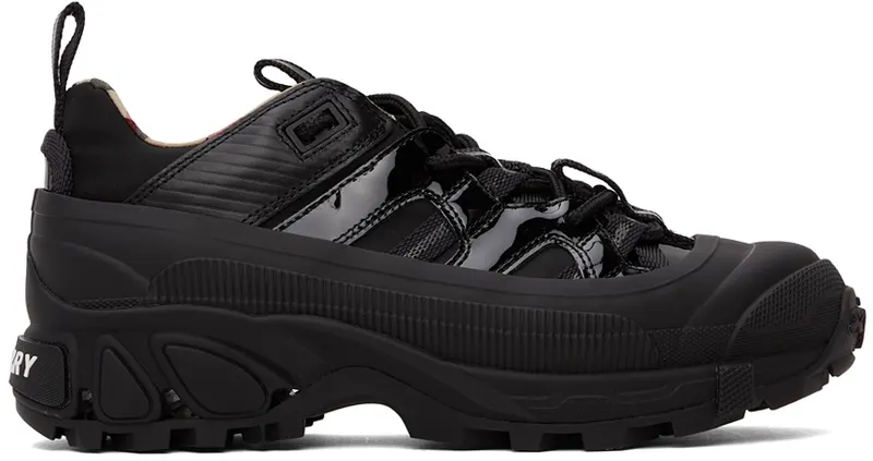 Burberry Black Patent Arthur Sneakers (8036166)