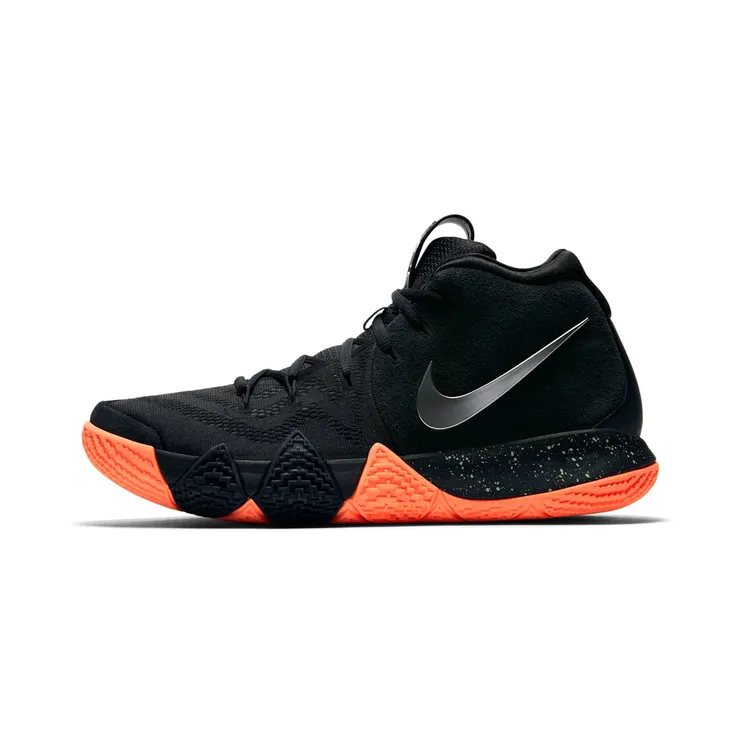 Nike Kyrie 4 “Black / Metallic Silver” (943806-010)