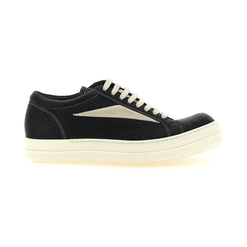 Rick Owens Vintage Sneaks “White/Black” (RU02F4897LBBLVS911)