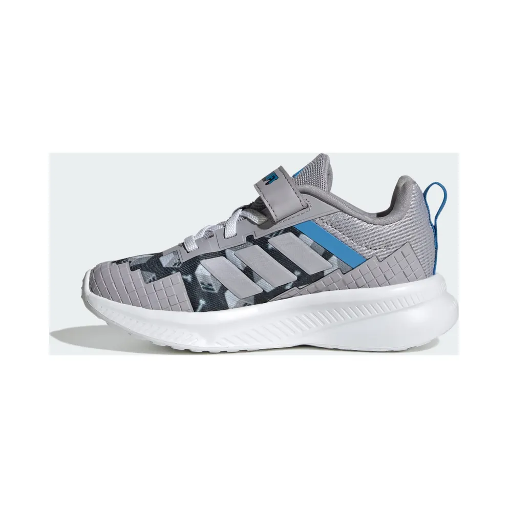 Adidas ADIDAS MINECRAFT FORTARUN 4.0 Kids’ Shoes Glory Grey / Glory Grey / Lucid Ray Blue (JR1945)