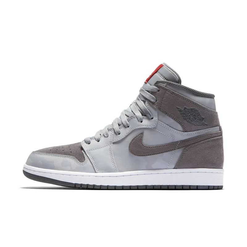 Jordan 1 Retro High Camo 3M Wolf Grey Wolf Grey/Dark Grey-White-University Red (AA3993-027)