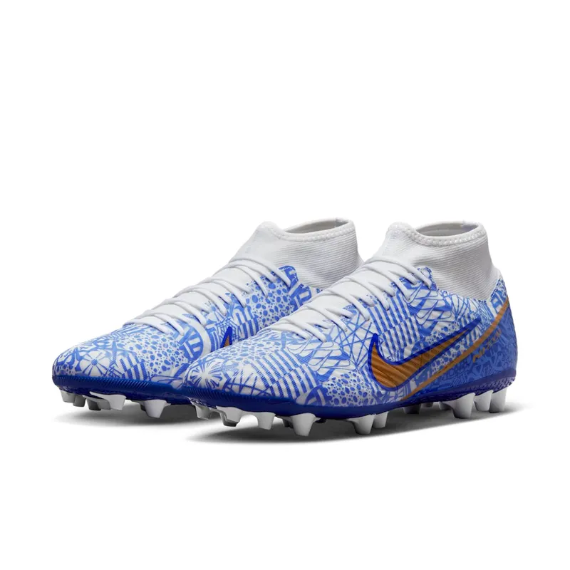 Nike Zoom Mercurial Superfly 9 Academy CR7 AG Azulejo (DV8187-182)