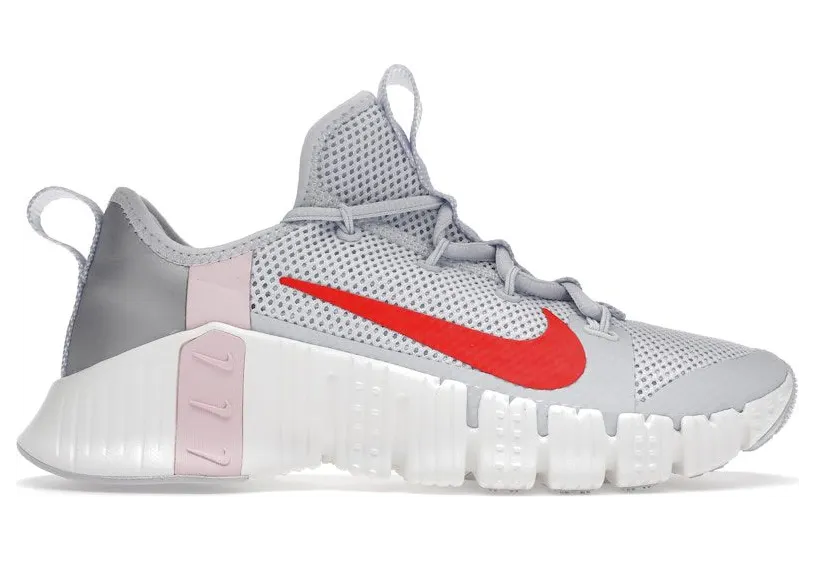 Nike Free Metcon 3 Football Grey Bright Crimson (CJ6314-006)