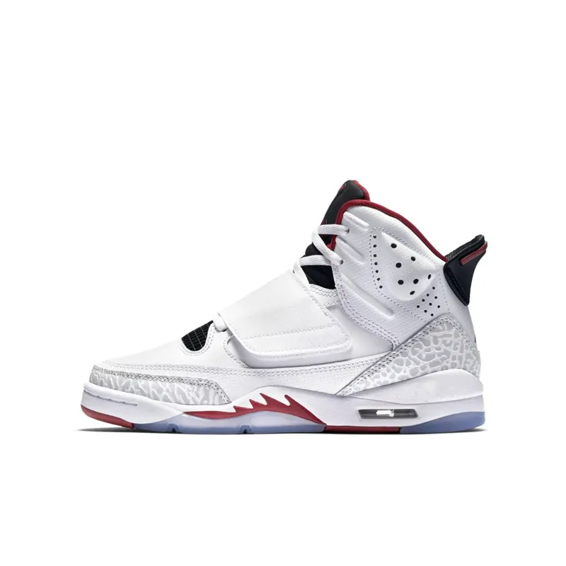 Jordan Son of Mars White Gym Red Black (GS) White/Gym Red-Black-Pure Platinum (512246-112)