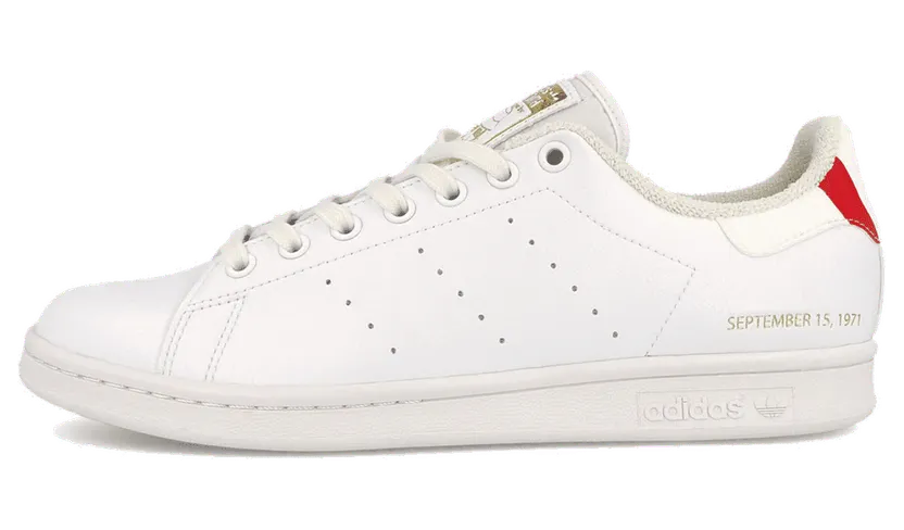 adidas Stan Smith Cloud White / Blue / Scarlet (H03223)