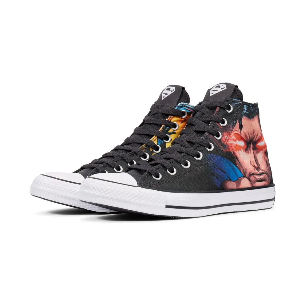 Converse Chuck Taylor All-Star Hi DC Comics Superman (W) Black/Multi-White (161389C)