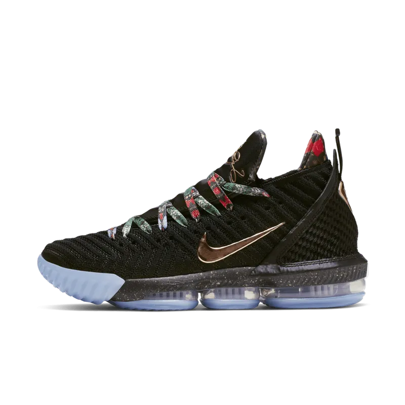 Nike LeBron 16 Watch the Throne Black/Metallic Gold-Rose Frost (CI1518-001)