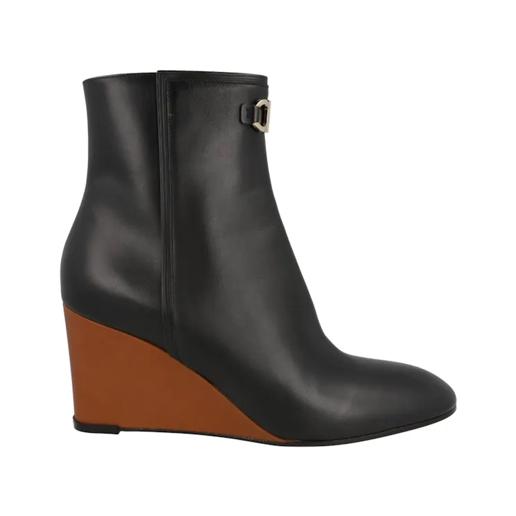 Ferragamo Catuja Leather Booties Black (01C807-751066-1C)