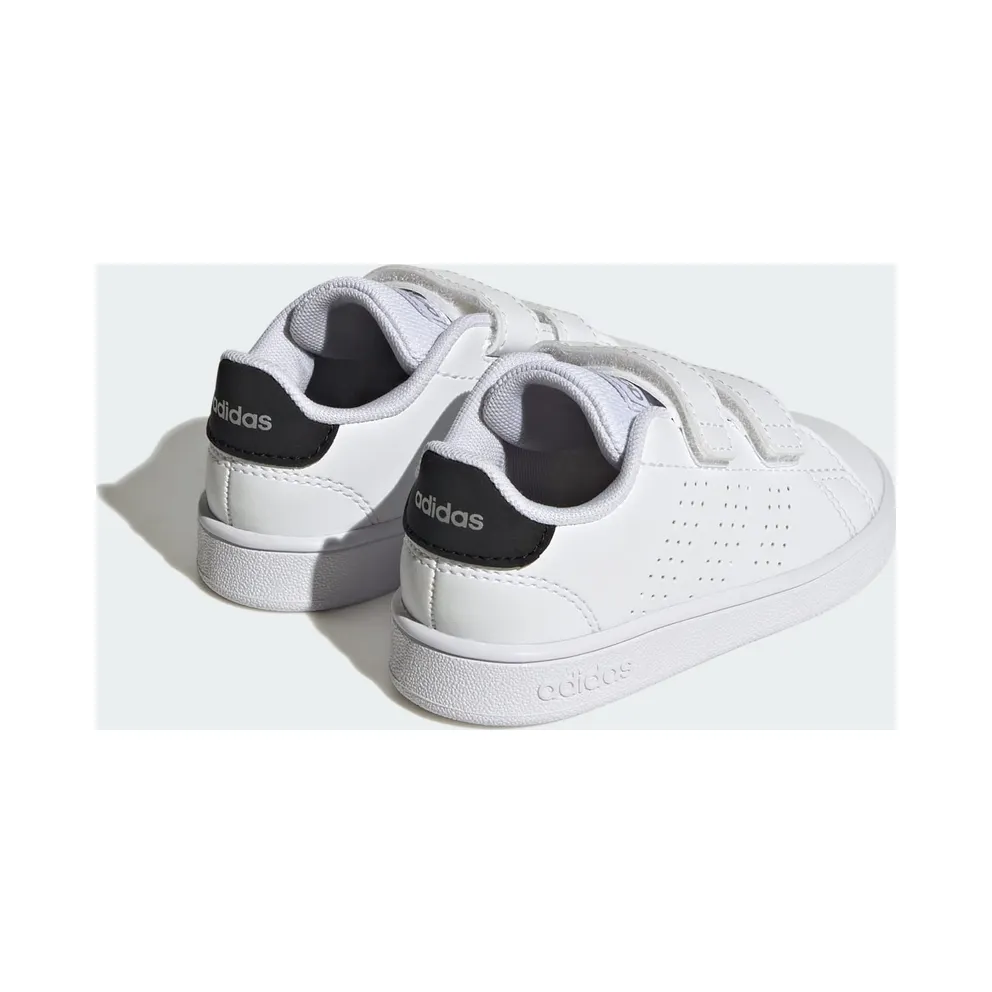 Adidas Advantage Lifestyle Court Two Hook-and-Loop Cloud White / Core Black / Silver Metallic (IG2545)