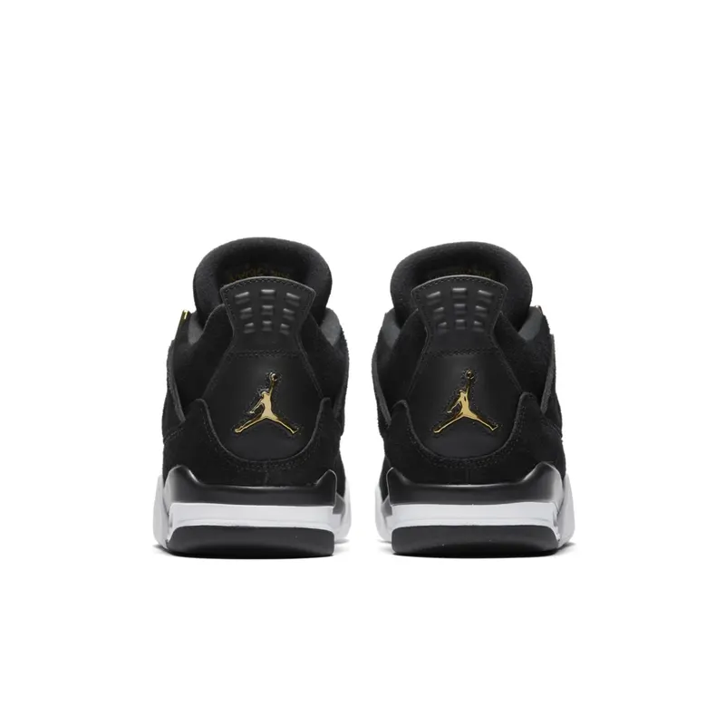 Jordan 4 Retro Royalty (GS) Black/Metallic Gold-White (408452-032)