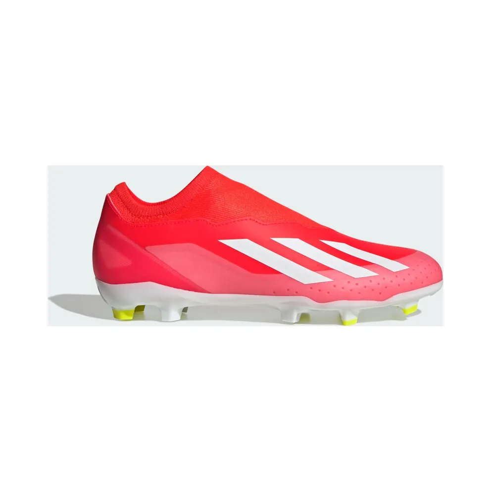 adidas Crazyfast League Laceless FG Solar Red Cloud White Team Solar Yellow (IG0623)