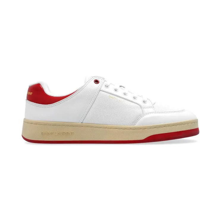Saint Laurent SL/61 Low White Vintage Red (713600 2W4AA 9226)