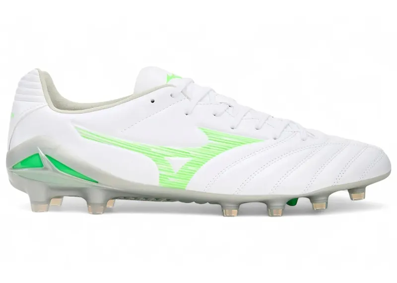 Mizuno Monarcida Neo III Pro MD White Neon Green (P1GA252237)
