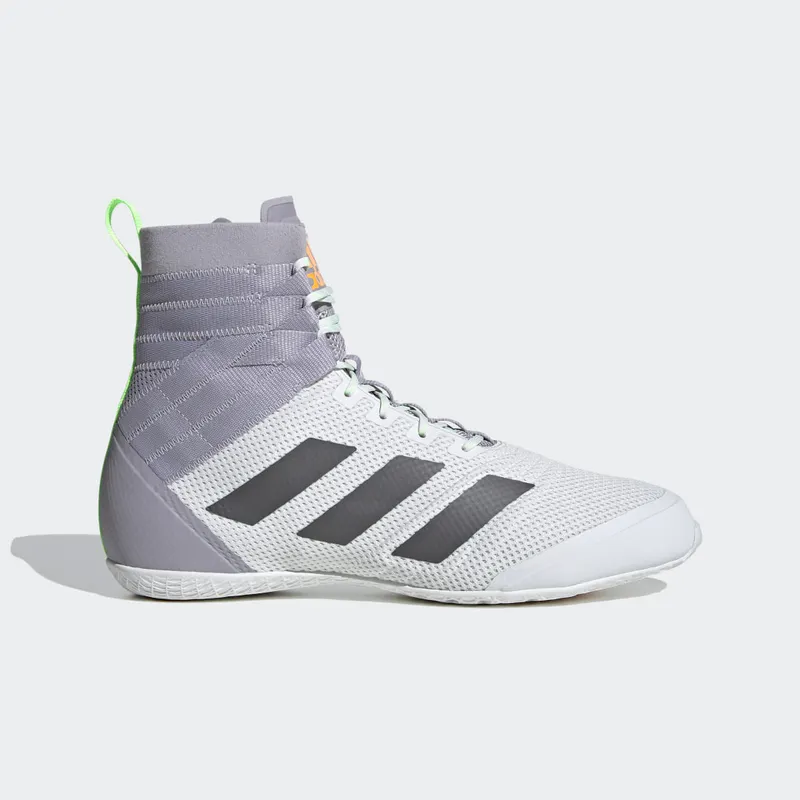 adidas Speedex 18 Boksschoenen Crystal White / Grey Six / Signal Green (FW0386)