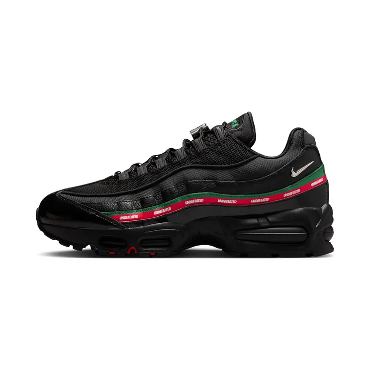 Nike Air Max 95 SP Undefeated “Black / Gorge Green / Sport Red / Metallic Silver” (IB4453-001)