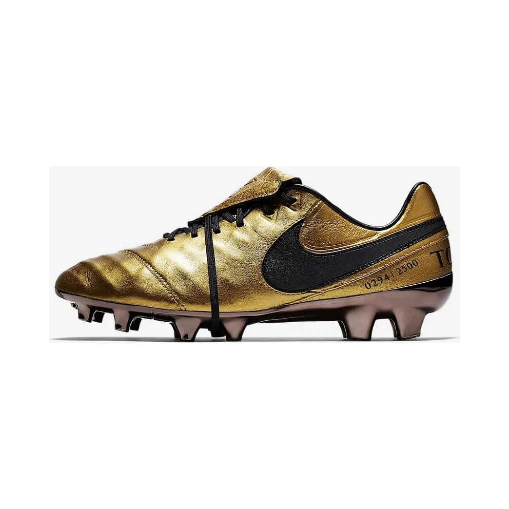 Nike Tiempo Legend VI SE FG Totti x Roma Metallic Gold/Team Crimson-Black (AA0612-706)