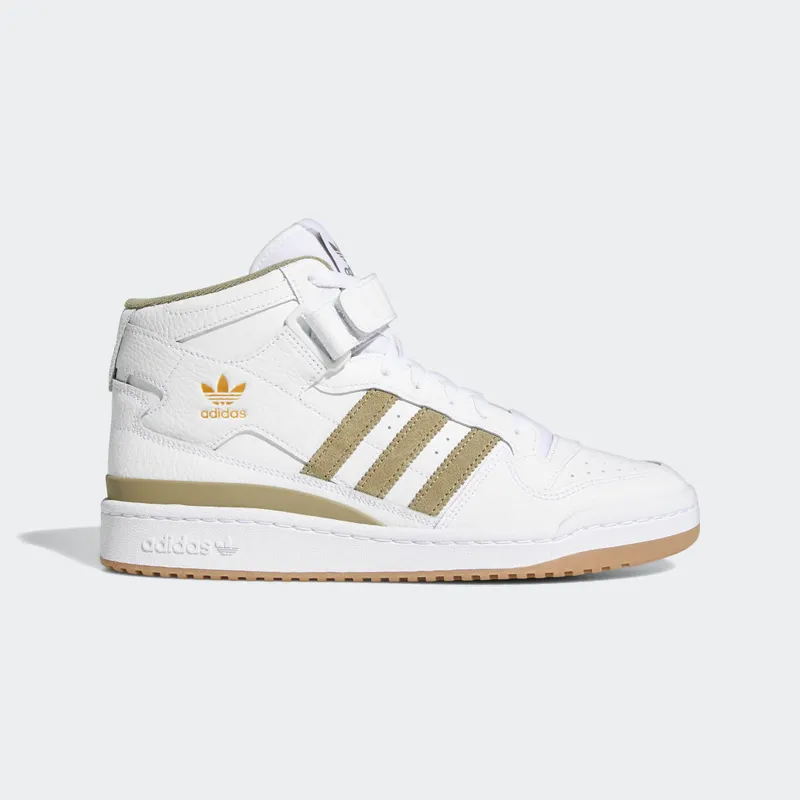 Adidas Forum Mid Cloud White / Orbit Green / Gum (GY5821)
