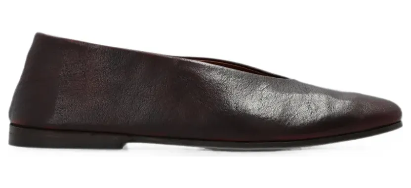 Marsèll Scivolo leren ballerina’s – Bruin (MW8696P048)