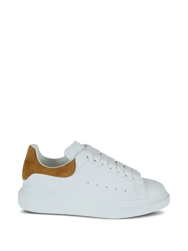 Alexander McQueen Oversized mit Wildledereinsätzen – White (553770WIAJW)