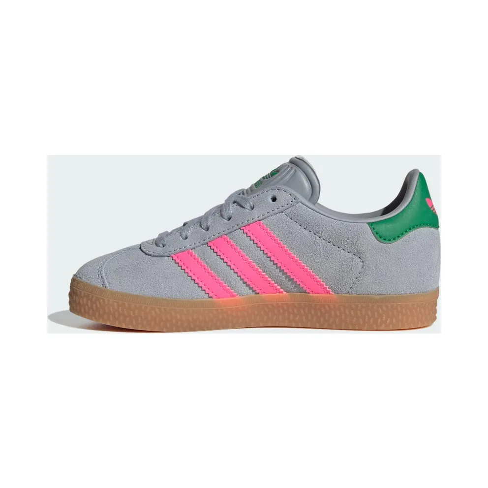 Adidas Gazelle Halo Silver / Lucid Pink / Green (IH6472)