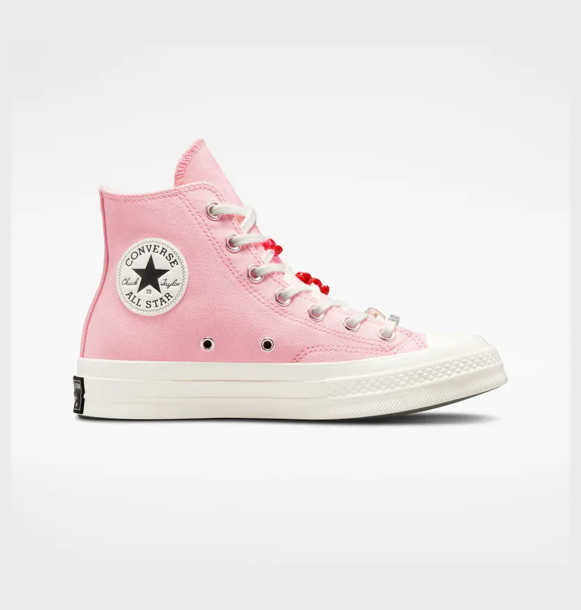 Converse Chuck 70 DIY Beads Sunrise Pink/egret/black