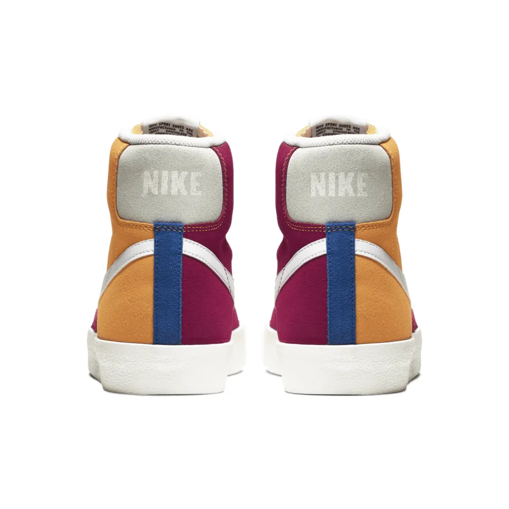 Nike Blazer Mid 77 Vintage Multi-Color Noble Red/Kinetic Green-Jade Aura-Vast Grey-Psychic Blue-Racer Blue (CI1167-600)