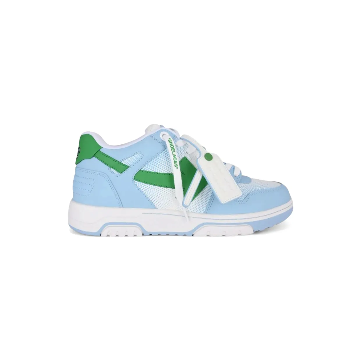 OFF-WHITE Out Of Office OOO Low Tops Blue Green Gradient (OMIA189S26LEA00A4155)