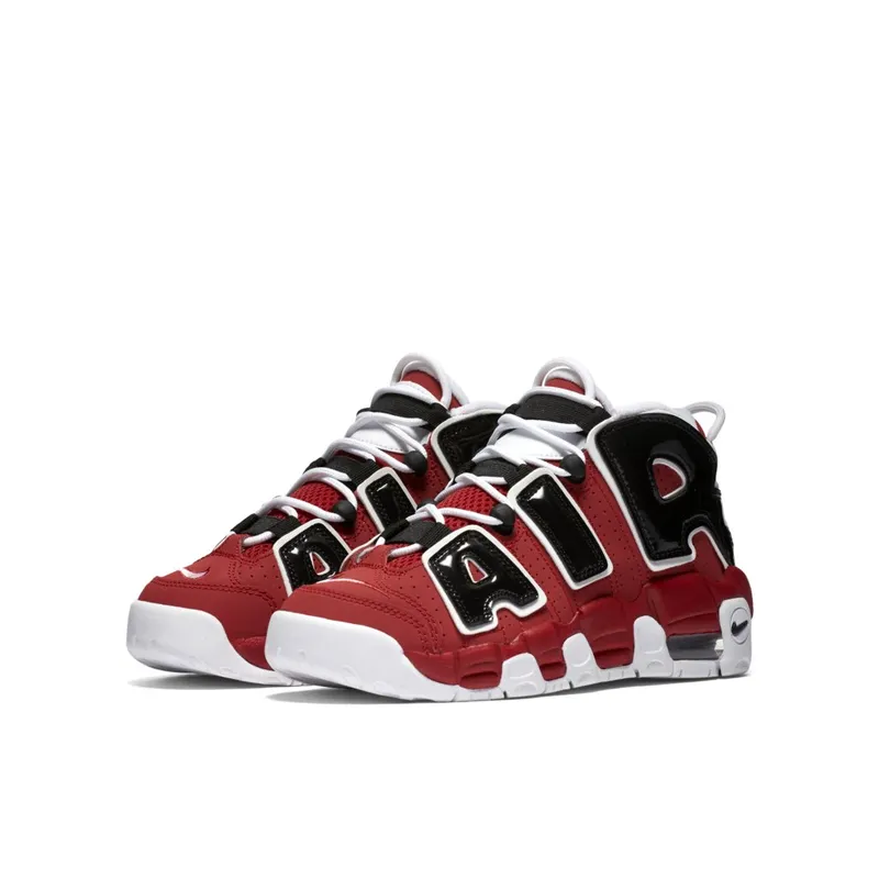 Nike Air More Uptempo Bulls Hoops Pack (GS) Varsity Red/White-Black (415082-600)