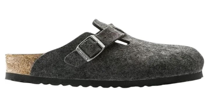 Birkenstock Boston Wool Felt Anthracite (0160371)