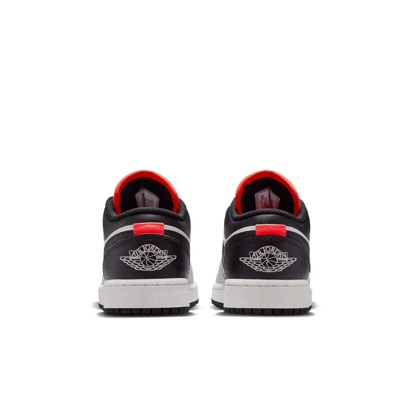 Air Jordan 1 Low GS “Black Summit White Infrared” (553560-045)
