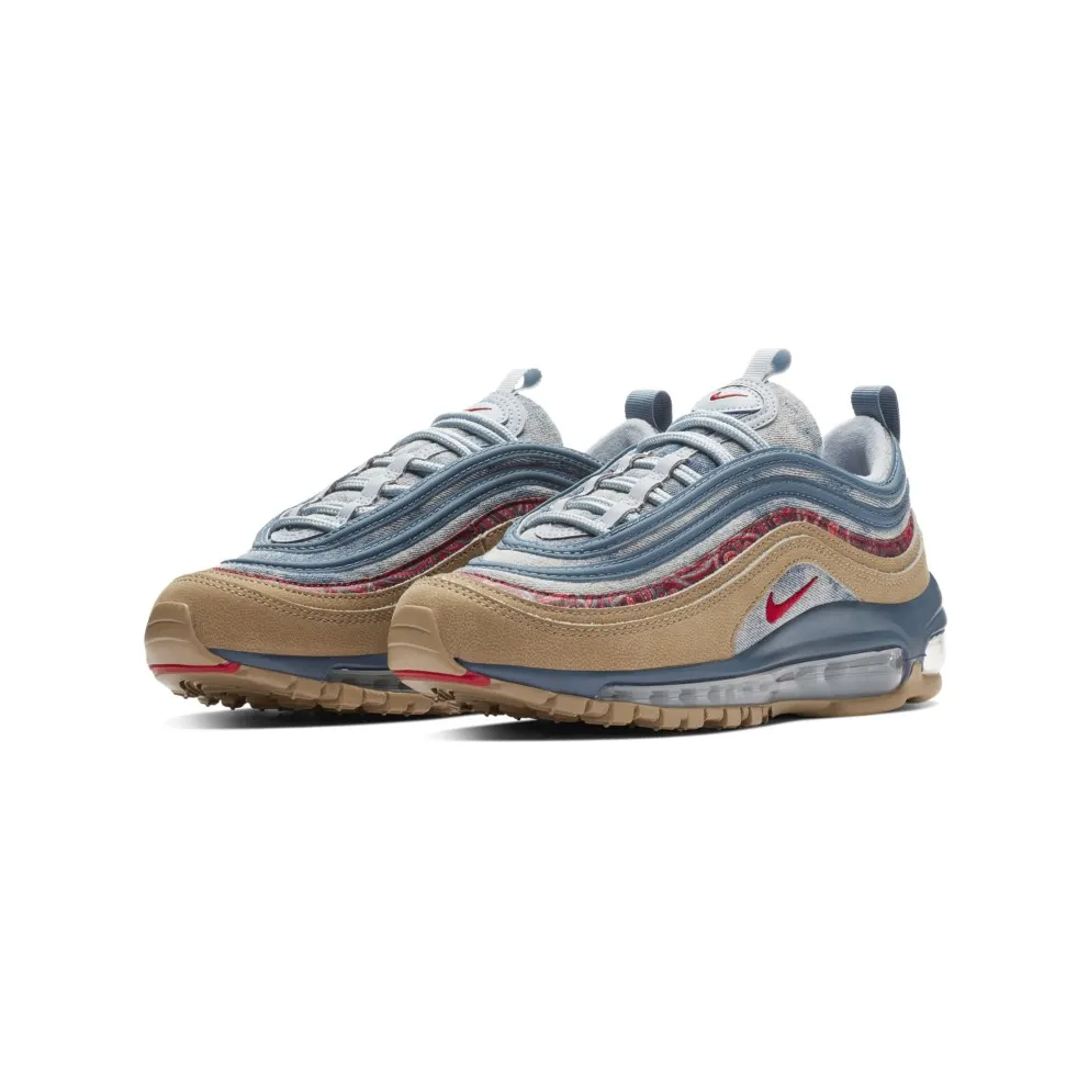 Nike Air Max 97 Wild West (GS) Parachute Beige/University Red-Thunderstorm-Light Armory Blue-Sail (BV6374-200)