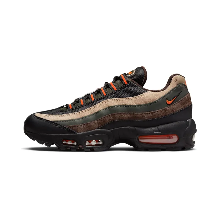 Nike Air Max 95 “Dark Army / Tweed / Cinder / Orange Blaze” (DH4754-300)