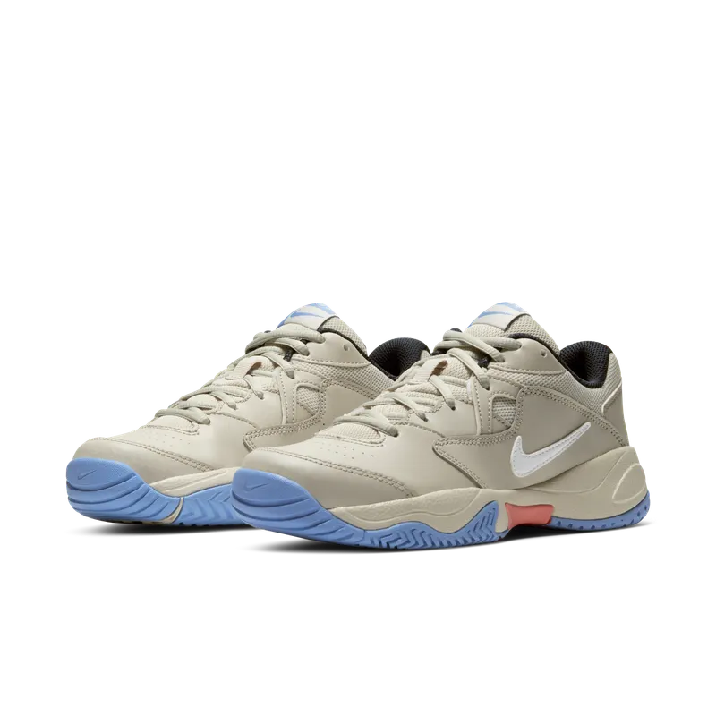 NikeCourt Lite 2 Hardcourt Cream “Light Orewood Brown / Royal Pulse / Sunblush / White” (AR8838-105)