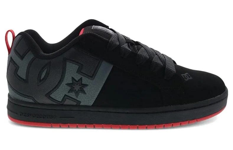 DC Court Graffik SQ Black Grey Red (ADYS100442-BYR)