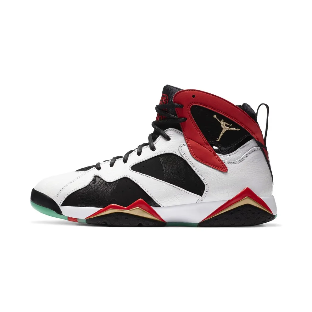 Jordan 7 Retro Greater China White/Chile Red-Black-Metallic Gold (CW2805-160)