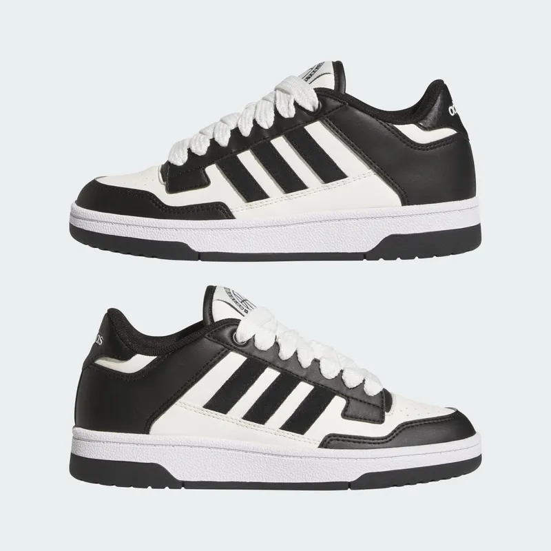 Adidas Rapid Court Low Core Black / Cloud White / Cloud White (JR0166)