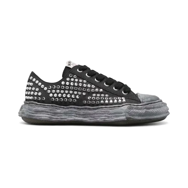 Maison Mihara Yasuhiro Peterson 23 OG Sole Canvas Low Studded Black (A16FW736-BLK)