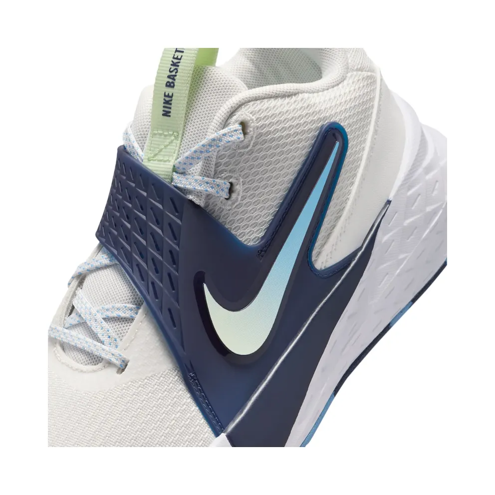 Nike Team Hustle D 12 White Midnight Navy Volt Tint (HF6279-104)