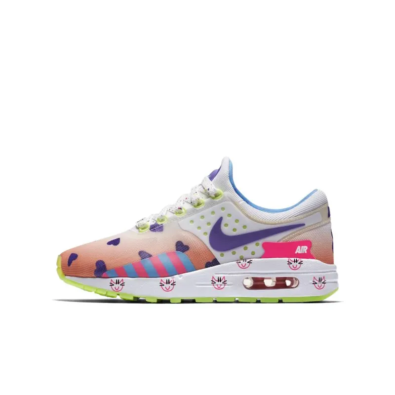Nike Air Max Zero Doernbecher 2016 (GS) Barely Orange/Sunset Glow-White-Hyper Grape (898638-858)