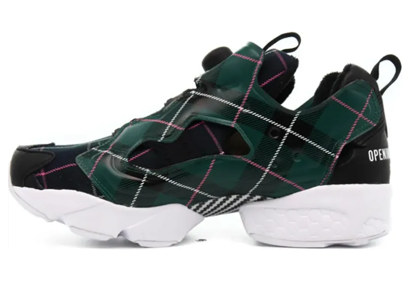 Reebok Instapump Fury Opening Ceremony Plaid Green Green/Blue-Black (Other Brands Reebok)