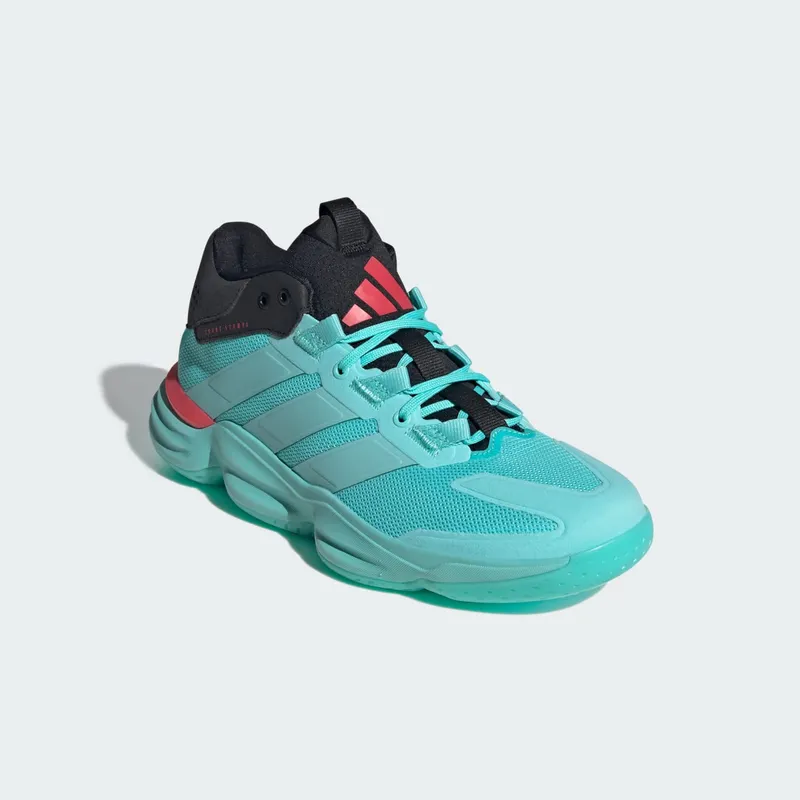 Adidas Court Stabil Indoor Flash Aqua / Flash Aqua / Semi Lucid Red (JR9541)