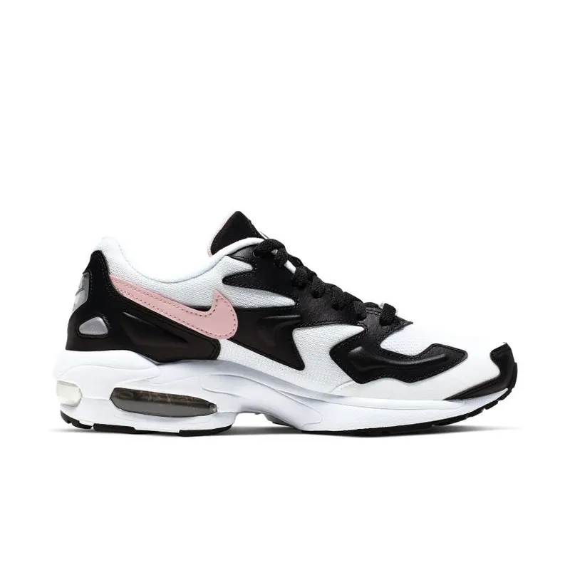 Nike Air Max2 Light White Bleached Coral Black (W) White/Bleached Coral-Black-Sail-Alligator (AO3195-101)