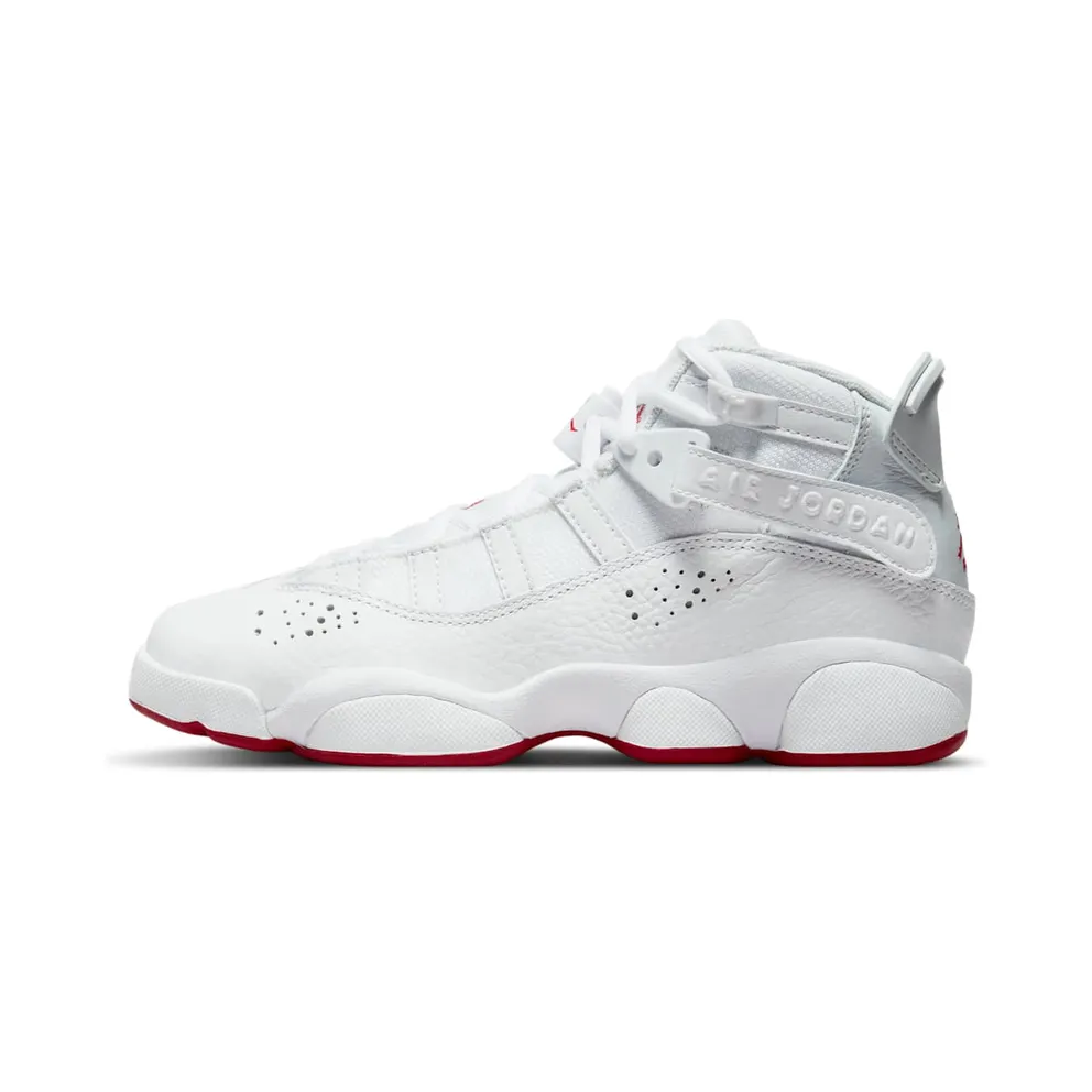 Jordan 6 Rings White Red Sole (323419-116)