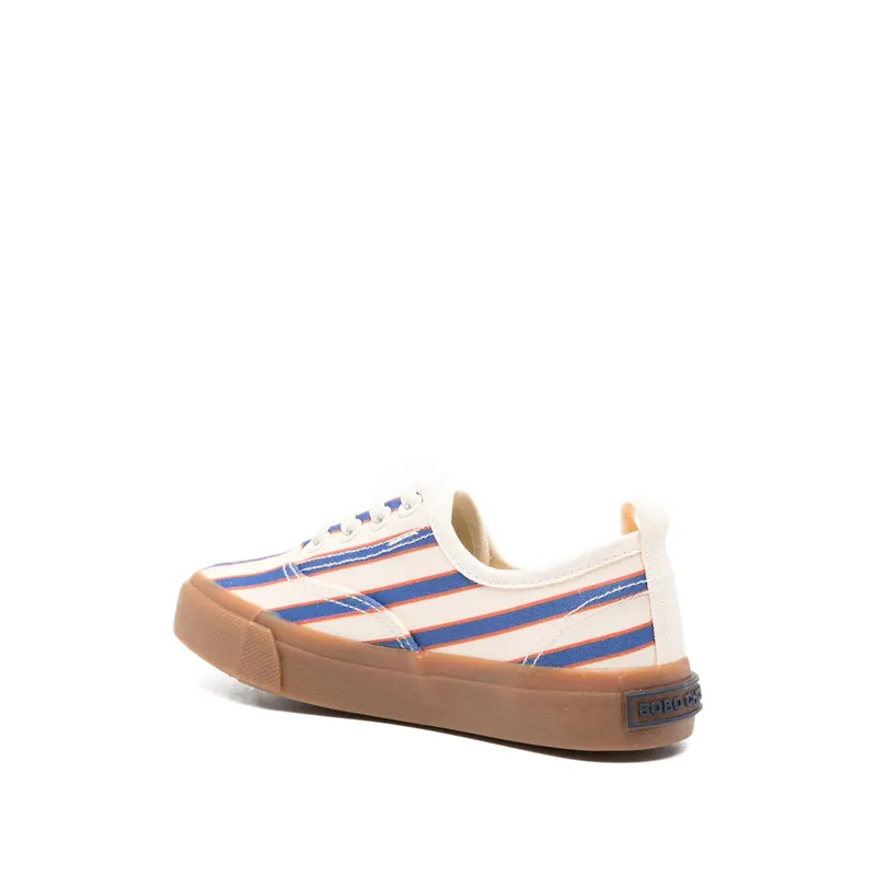 Bobo Choses Striped “Neutrals/Blue” (B126AI034 991)