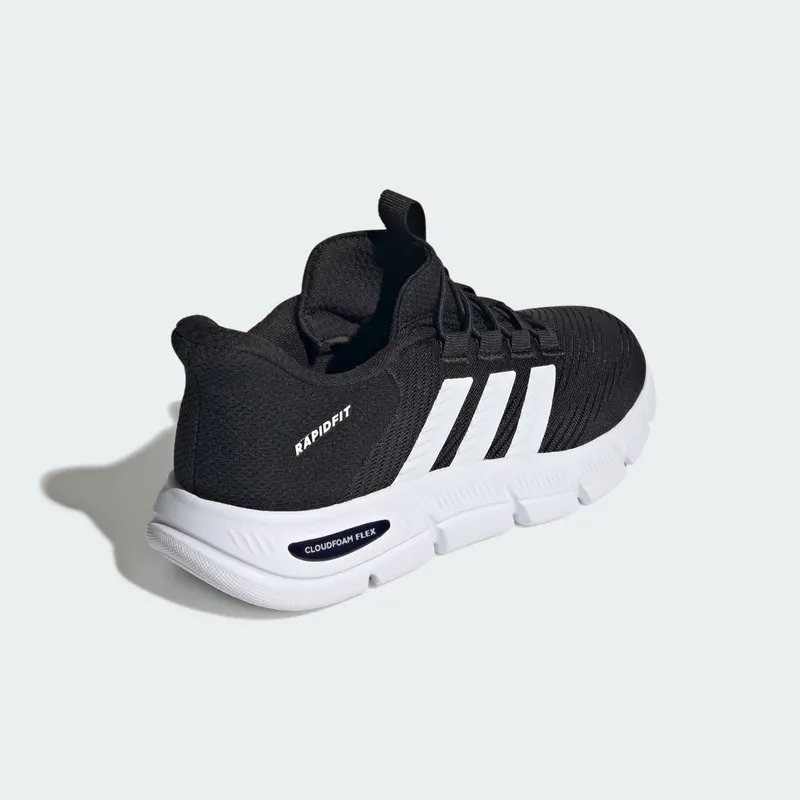 Adidas CLOUDFOAM FLEX RAPIDFIT-Shoes Core Black / Cloud White / Silver Metallic (HP7002)