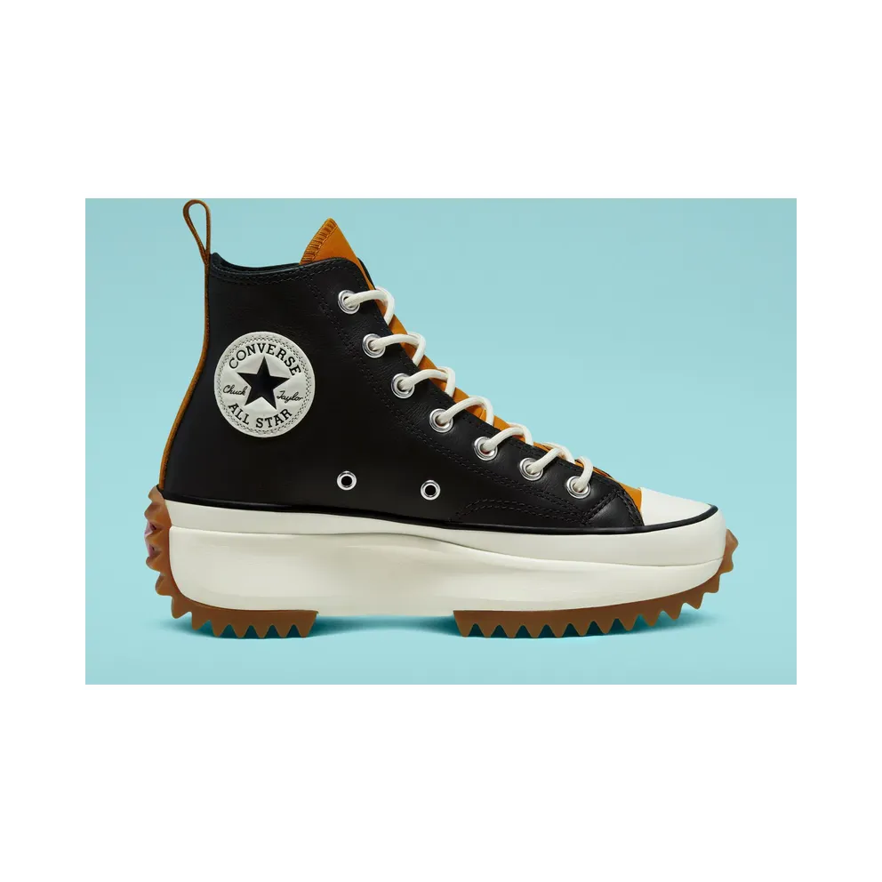 Converse Run Star Hike High Top Black/saffron Yellow/egret (568649C)