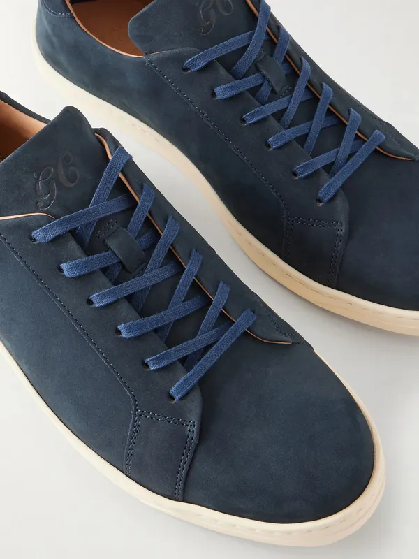 George Cleverley Jack III Nubuck Midnight Blue Nubuck / Vintage White Sole (JACK)