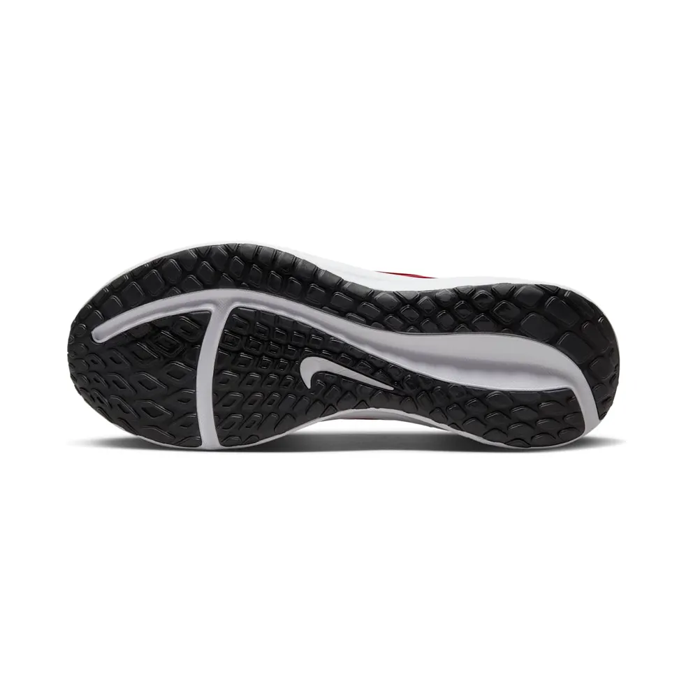 Nike Downshifter 13 White Light Smoke Grey Black Fire Red (FD6454-104)