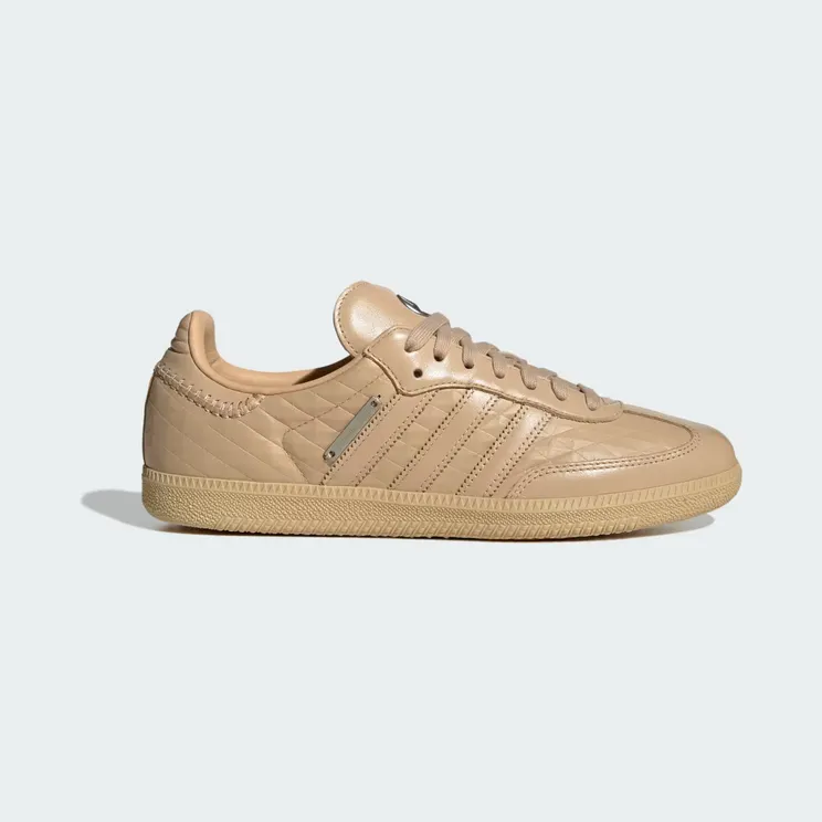 Mercedes x adidas Samba – “Magic Beige / Magic Beige / Silver Metallic” (HP4525)